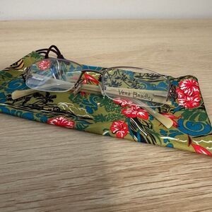 Vera Bradley Women's Camellia Eyeglasses 51 18-135 With a Pouch VB3030